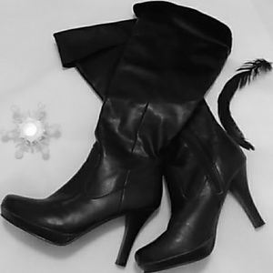 Black Boots with 5inch Heels